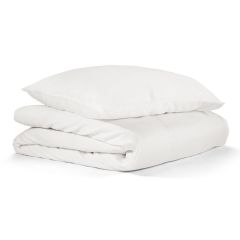 Nordic Weaving bambus sengesæt - Hvid