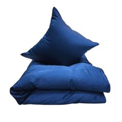 Silk by Sejs - Silkesengesæt - Sengetøj i 100% silke - Navy Blå - 140x220cm
