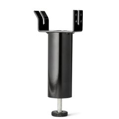 Dunlopillo® Støtteben - Sort stål - 17-23cm