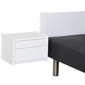 Kaagaard sengebord model 22 - hvid