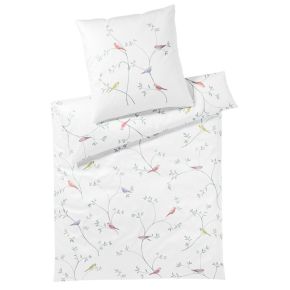 Elegante sengesæt - Garden Love - Hvid - 140x220cm