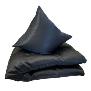 Silk by Sejs - Silkesengesæt - Sengetøj i 100% silke - Sort - 240x220cm