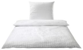 Elegante sengesæt - Chelsea - Hvid - 140x220cm