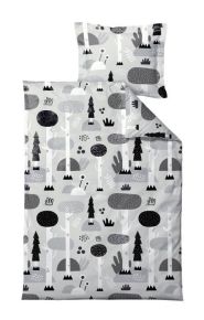 Södahl sengesæt - Magic Forest Sort - 70x100cm