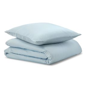 Nordic Weaving bambus sengesæt - Lys Blå