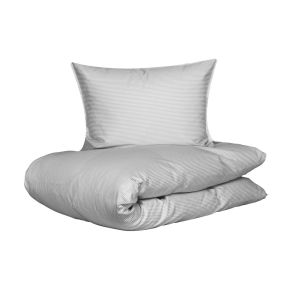 Borås Cotton sengesæt - Cille - Grå - 140x220cm