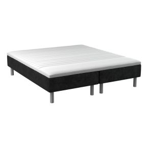 Karma Classic boxmadras - 160x200cm - 5-zonet boxmadras med topmadras og ben