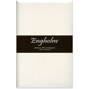 Ekstra højt stræklagen - Bomuldsjersey - 90x220cm - Offwhite