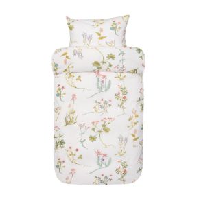 Høie Krepp sengesæt - Fiona - Lyserød - 140x220cm