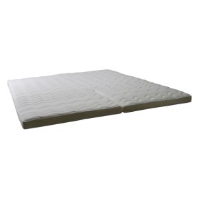 Omø topmadras - U-split - 60mm Trykaflastende Viscoskum - 180x210cm
